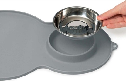 Picture of Catit CATIT Mata silikonowa Orzeszek, szara 46x29cm