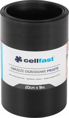 Picture of Cellfast Obrzee Ogrodowe Proste Czarne 20cm x 9m