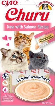 Attēls no Churu Przysmak Tuczyk z ososiem dla kota 4x14 g