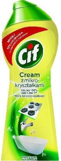 Изображение Cif Cif Lemon Cream Mleczko do czyszczenia z mikrokrysztakami 300g