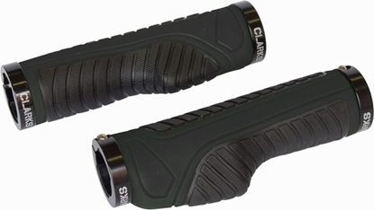 Изображение Clarks Chwyty kierownicy CLARK'S CE312 LOCK-ON ergonomiczne czarne klamry aluminiowe