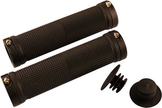 Picture of Clarks Chwyty kierownicy CLARK'S CLO201B LOCK-ON 130mm czarne klamry czarne