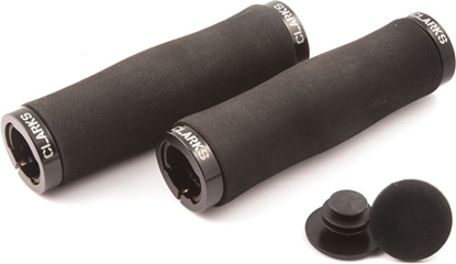 Изображение Clarks Chwyty kierownicy CLARK'S CLO223 LOCK-ON 130mm neoprenowe czarne klamry anodyzowane