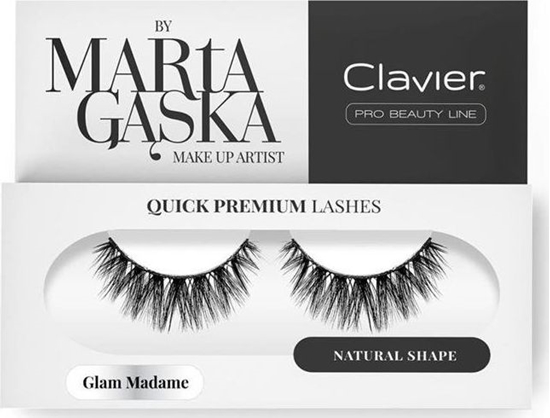 Изображение Clavier CLAVIER_Quick Premium Lashes rzsy na pasku Glam Madame 829