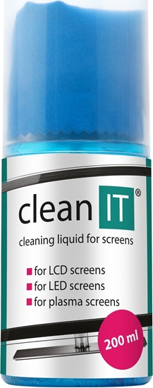 Picture of Clean it Zestaw czyszczcy pyn + ciereczka do ekranów (CL-180)