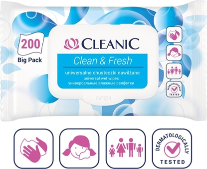 Picture of Cleanic Clean&Fresh Chusteczki Odświeżające 200 sztuk