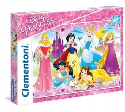 Изображение Clementoni Puzzle 104 elementy - Princess (27086 CLEMENTONI)