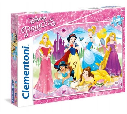 Attēls no Clementoni Puzzle 104 elementy - Princess (27086 CLEMENTONI)