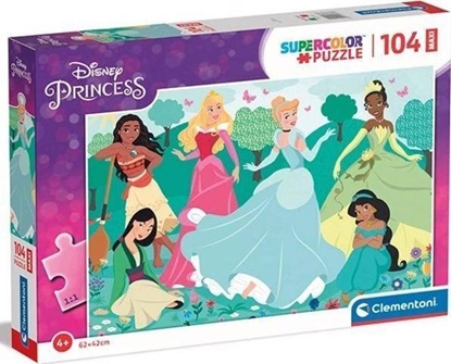 Attēls no Clementoni Puzzle 104 Maxi Super Kolor Princess