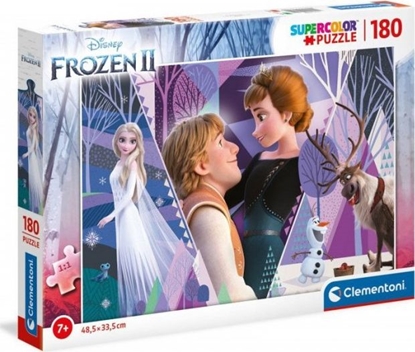 Attēls no Clementoni Puzzle 180 elementów - Frozen / Kraina Lodu 2