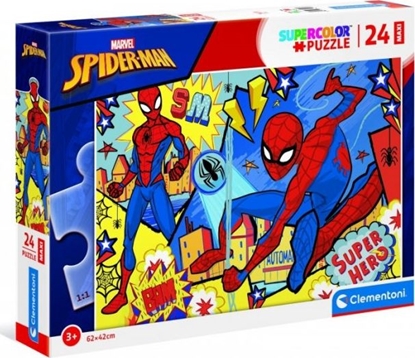 Attēls no Clementoni Puzzle 24 elementy Maxi Spider Man