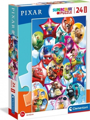 Attēls no Clementoni Puzzle 24 Maxi podogowe Pixar Party 24215