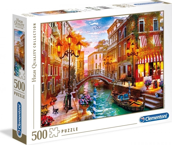 Picture of Clementoni Puzzle 500 elementów High Quality - Zachód słońca nad Wenecją