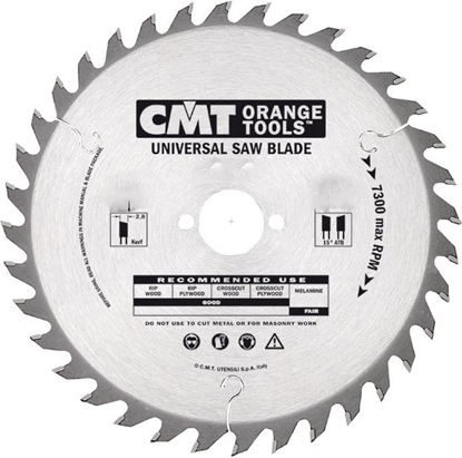 Picture of Griešanas disks kokam CMT 285; 250x3,2x30; Z40; 15°