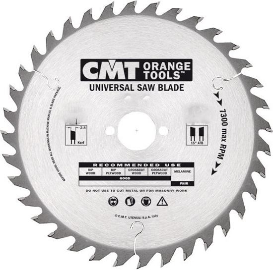 Picture of Griešanas disks kokam CMT 285; 250x3,2x30; Z40; 15°