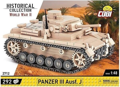 Picture of Cobi COBI 2712 Historical Collection WWII Czołg Panzer III Ausf. J 292 klocki