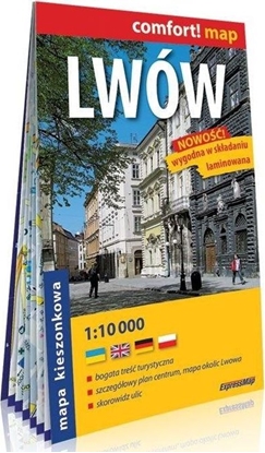 Attēls no Comfort!map Lwów 1:10 000 plan miasta mini