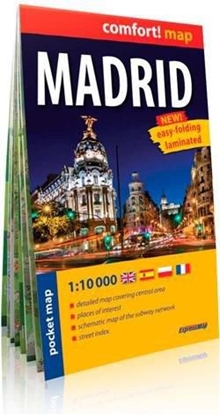 Изображение Comfort!map Madryt (Madrid) 1:10000 plan miasta