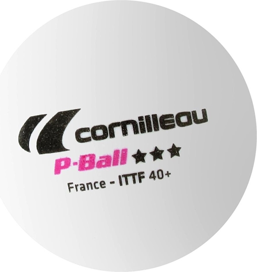 Picture of Cornilleau Pieczki P-Ball ITTF biae 3 szt.