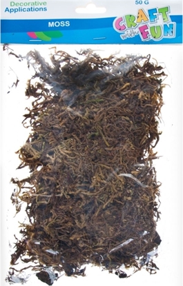 Attēls no Craft with Fun CF OZDOBA DEK NATURA MECH 50G PBH 12/96