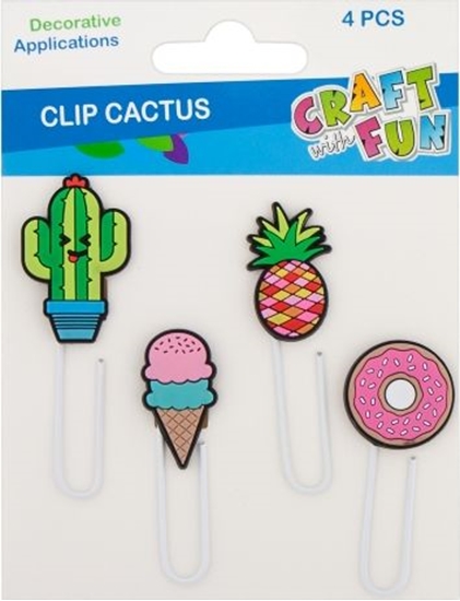 Picture of Craft with Fun CF OZDOBA DEK SPINACZ OZDOBNY KAKTUS 4SZT 12/288