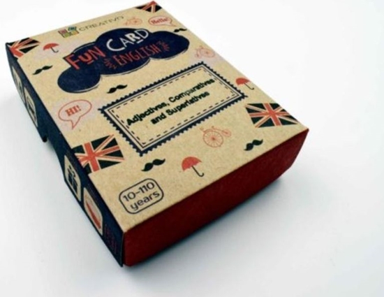Picture of Creativo Fun Card English Adjectives, Comparatives..