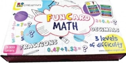 Picture of Creativo Fun Card Math (ułamki zwykłe, ułamki dziesiętne)
