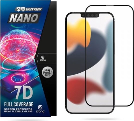 Picture of Niepękające szkło hybrydowe 7D Nano Flexible Glass iPhone 16e / iPhone 14 / iPhone 13 / iPhone 13 Pro