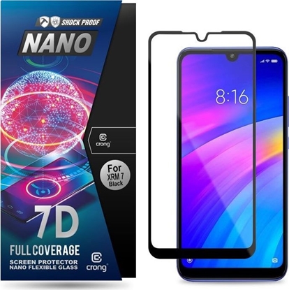 Picture of Crong Crong 7D Nano Flexible Glass - Szko hybrydowe 9H na cay ekran Xiaomi Redmi 7 uniwersalny