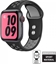 Изображение Crong Crong Duo Sport Band - Pasek Apple Watch 42/44 mm (szary/czarny)