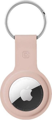 Attēls no Crong Crong Silicone Case with Key Ring Brelok do Apple AirTag (piaskowy ró)