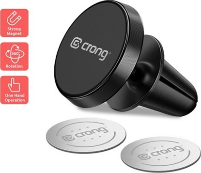 Изображение Crong Uchwyt magnetyczny do samochodu Magnetic Smart CRG-CH1-BLK