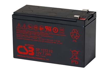 Picture of CSB Battery | GP1272 | VA | W | V | 7.2 Ah | 12 V