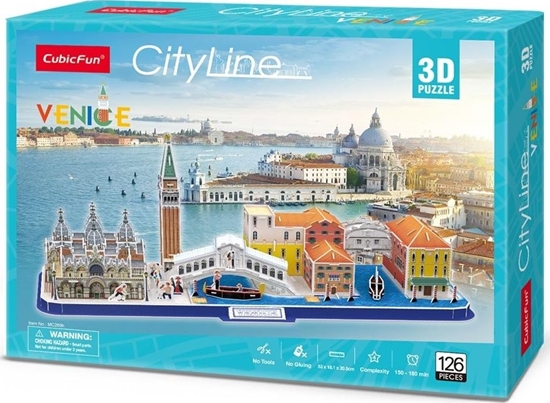 Изображение Cubicfun Puzzle 3D City Line Wenecja 20269