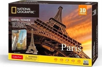 Attēls no Cubicfun Puzzle 3D Paryż National Geographic