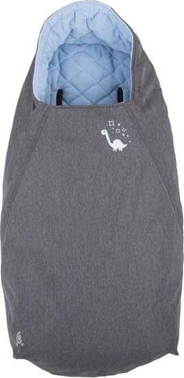 Изображение CuddleCo piworek wodoodporny Comfi-Extreme - szary melange/niebieski