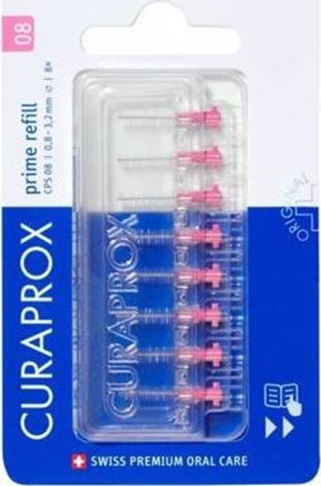 Picture of Curaprox Curaprox Prime Refill CPS 0,8 - 3,2 mm Szczoteczka do przestrzeni midzyzbowych 8szt