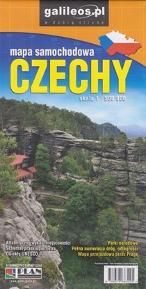 Attēls no Czechy - mapa samochodowa