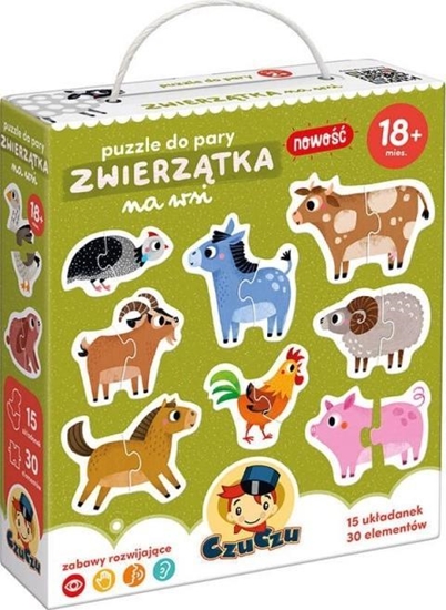 Picture of Czuczu Puzzle do pary - Zwierzštka na wsi