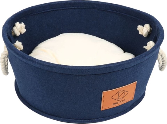 Изображение D&D D&D Legowisko dla psa, filcowe, 40x17x35 cm, niebieskie