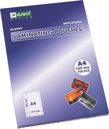 Attēls no D.Rect Folia laminacyjna A4 125 mic a'100 D.RECT