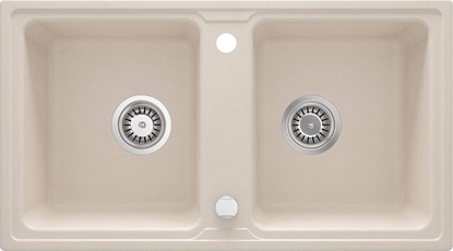Picture of Zlewozmywak Deante Zorba Zlewozmywak 2-komorowy bez ociekacza - be