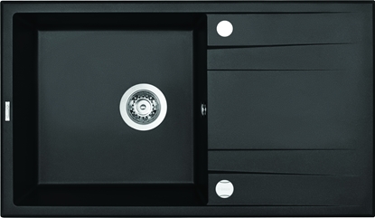 Изображение Zlewozmywak Deante ZLEW. ERIDAN GRAFITOWY METALIK GRANIT 1K Z/O 860x500x190 + SPACE SAVER