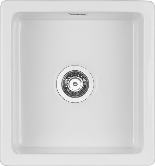 Picture of Zlewozmywak Deante . SABOR CERAMICZNY BIAY 1K B/O 475x450x180 + SPACE SAVER