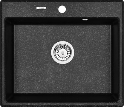 Attēls no Zlewozmywak Deante  1-komorowy bez ociekacza Andante 60 x 52 cm granitowy (ZQN_2103)