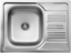 Изображение Zlewozmywak Deante  1-komorowy Xylo z krótkim ociekaczem 43,5 x 58cm stalowy (ZEX 311A)