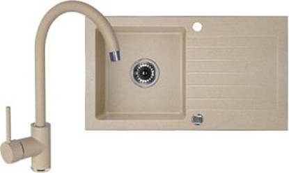 Изображение Zlewozmywak Deante  Zorba + bateria Nemezja - 76 x 44 cm (ZQZV7113)