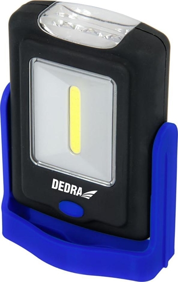Изображение Dedra LATARKA 1W COB LED + 3LED PROSTOKTNA Z PODSTAW Z BATER. L1005_1 DEDRA