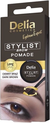 Picture of Delia Eyebrow Expert Pomada do brwi Dark brown