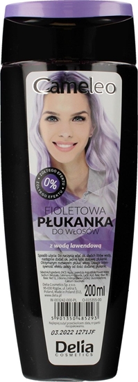 Picture of Delia Pukanka do wosów fioletowa z wod lawendow 200ml (715293)